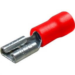 Papuci electrici mama rosii 6,3x0,8 mm, set 10 bucati