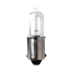 Bec halogen auto H6W 12V 6W cu soclu BAX9s asimetric, set 2 buc