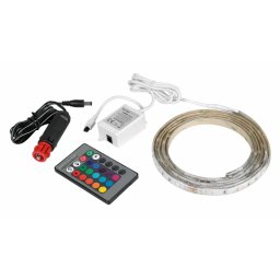 Banda LED RGB cu telecomanda, 200 cm, 12/24V, impermeabila