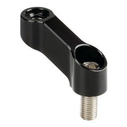 Extensie oglinda retrovizoare motocicleta M10 stanga din aluminiu anodizat