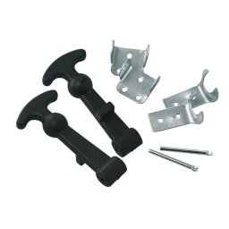 Sigurante capota tuning din cauciuc, negre, set 2 buc, Pilot Lampa GC-3