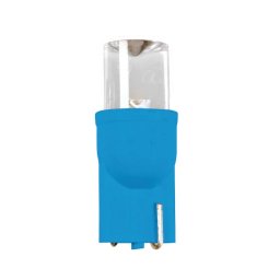Bec LED auto T10 12V cu lumina albastra dispersata, set 2 buc