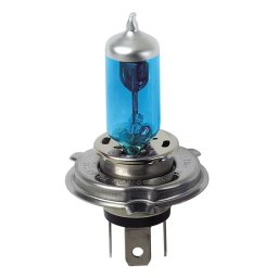 Set 2 becuri halogen auto Blu-Xe H4 12V 60/55W P43t, 4500K