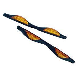 Aparatori pentru usi auto Wave reflectorizante, set 2 bucati, 200 mm