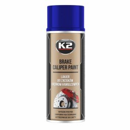 Vopsea spray pentru etrieri de frana K2 400 ml, albastru lucios