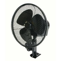 Ventilator auto oscilant Jumbo 24V din metal, Ø 15 cm, Lampa