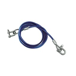 Cablu de tractare auto din otel 8 mm, 3,5 m, 5000 kg, Lampa