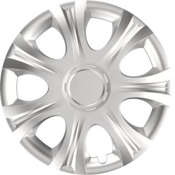 Capace roti auto Impulse argintii 14 inch, set 4 bucati