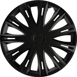 Capace roti auto 16 inch Spark, negre, set 4 bucati, ABS rezistent
