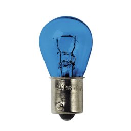 Bec auto P21W Blu-Xe BA15s 12V 21W albastru, set 2 buc
