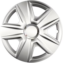 Set capace roti auto Esprit RC 15 inch, argintii, 4 bucati