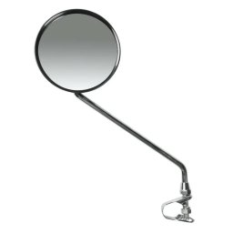Oglinda retrovizoare pentru bicicleta De-Luxe cromata, 10 cm