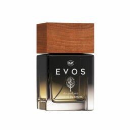 Odorizant auto K2 Evos Boss 50 ml, cu capac din lemn si parfum elegant