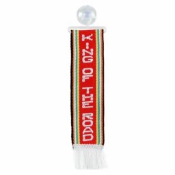 Fanion auto mic cu ventuza pentru parbriz King of the Road