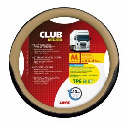 Husa volan camion Club Premium bej, marimea M, Ø 44-46 cm