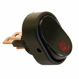 Intrerupator basculant auto cu LED rosu 12V 30A Carpoint