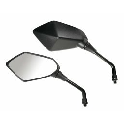 Set oglinzi retrovizoare moto Kaba, reglabile, M10x1,25, negre, 2 buc