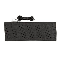 Manson volan auto cu siret 4Cars, marimea M, 37/39 cm, negru