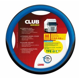 Husa volan camion premium albastra, marimea M, Ø 44-46 cm