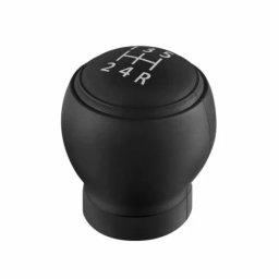 Husa silicon maneta schimbator viteze universala 5 trepte, negru/alb