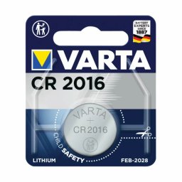 Baterie litiu Varta CR2016 3V 90mAh, 1 buc pentru chei auto si electronice