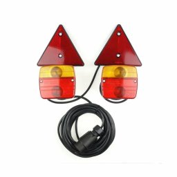 Set lampi stop magnetice 12V pentru remorca, cu cablu 75 m, 2 buc