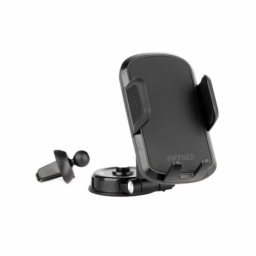 Suport telefon auto rotativ 360° 2 in 1 pentru bord sau grila ventilatie