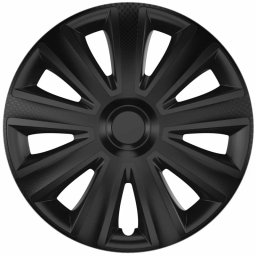 Set capace roti auto Cridem Aviator Carbon negre 16 inch, 4 buc