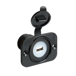 Priza auto USB încastrabila 12/24V 2100mA cu capac, Lampa Ext-7