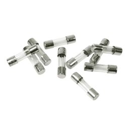 Set sigurante din sticla 5x20mm 12/32V, 10 bucati, valori mixte