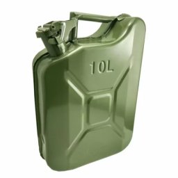 Canistra metalica pentru combustibil Cridem 10L, verde, rezistenta