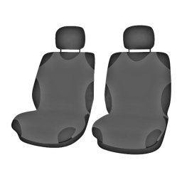 Huse scaun fata sport tip maieu Cridem, grafit, set 2 bucati