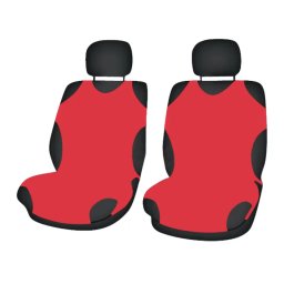 Huse scaun fata tip maieu sport Cridem, rosii, set 2 bucati