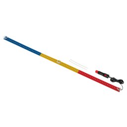 Banda LED 90 cm 24V cu steag Romania pentru parbriz auto
