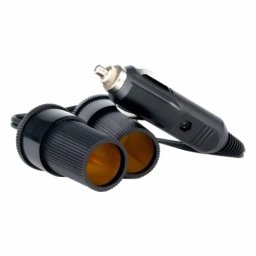 Priza dubla bricheta auto 12/24V Amio, adaptor alimentare