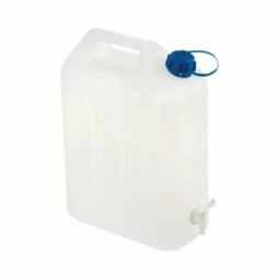 Canistra pentru apa cu robinet Carpoint 15L, alba, din plastic