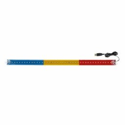 Banda LED auto 42 LED, 60 cm, alimentare USB, steag Romania