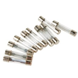 Set sigurante auto din sticla 10 bucati, amperaje mixte, Lampa