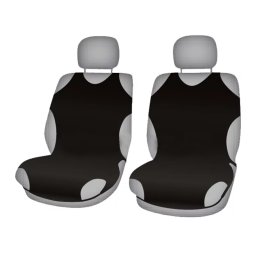 Huse scaun fata sport tip maieu Cridem, negre, set 2 bucati