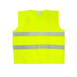 Vesta reflectorizanta galbena de siguranta pentru vizibilitate ridicata