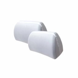 Huse universale pentru tetiere auto Carmotion, albe, set 2 buc
