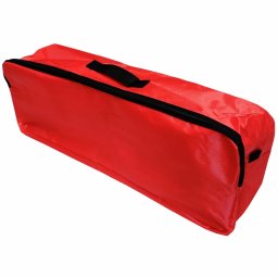 Geanta organizatoare portbagaj Cridem rosu/negru, 49x16x16 cm