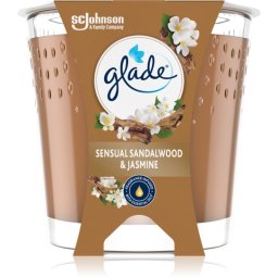 GLADE Sensual Sandalwood & Jasmine lumânare parfumată 112 g