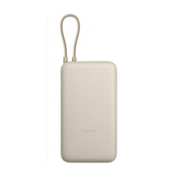 Powerbank XIAOMI BHR8851GL, 20000 mAh, 33W, 1 x USB-A - 1 x USB-C, Cablu USB-C integrat, Bej