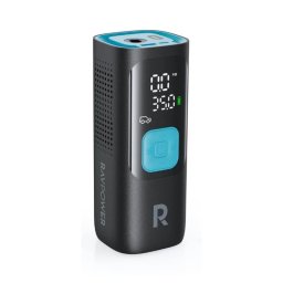 Compresor auto portabil RavPower RP-PB1233 75-73401-001, ecran LCD, 7500mAh, Negru
