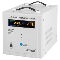 Stabilizator de tensiune automat 3000VA, transformator toroidal, ecran LED, KEMOT URZ3414
