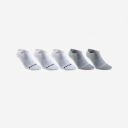 SET DE 5 PERECHI ȘOSETE SPORT SCURTE RS 160 ALB GRI