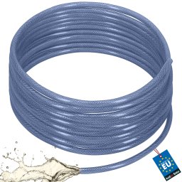 Furtun tehnic din PVC armat pentru apă, aer și substanțe chimice 10 x 3 mm 50 m