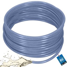 Furtun tehnic din PVC armat pentru apă, aer și substanțe chimice 12,5 x 3 mm 50 m