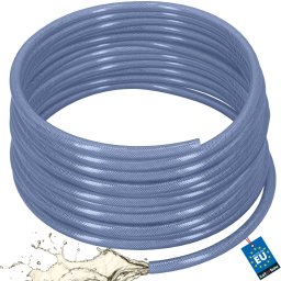 Furtun tehnic din PVC armat pentru apă, aer și substanțe chimice 19 x 3,5 mm 50 m
